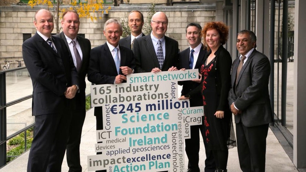The centres were announced under the Science Foundation Ireland Research Centres Programme