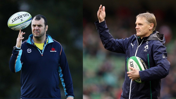 Michael Cheika and Joe Schmidt have coached against each other once before