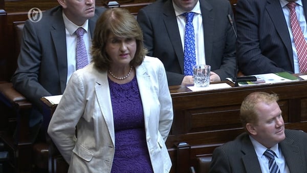 Joan Burton said the issue of bonuses was a matter for the board of Ervia