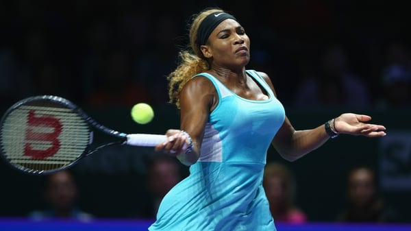 Serena Williams had to battle back to beat Simona Halep
