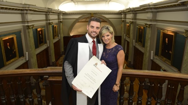 Keith Duffy and his wife Lisa at the ceremony