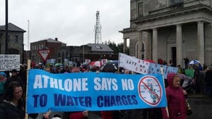 Organisers said about 1,000 people turned out in Athlone