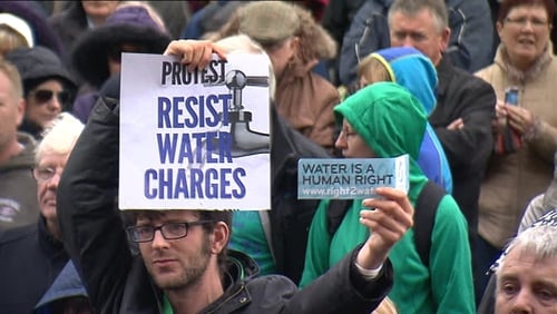 There has been big resistance to the introduction of water charges