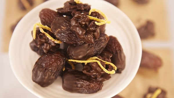 Chocolate and Candied Orange Dates : Rachel Allen