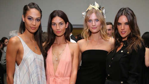 Models Joan Smalls, Lily Aldridge, Constance Jablonski and Alessandra Ambrosio