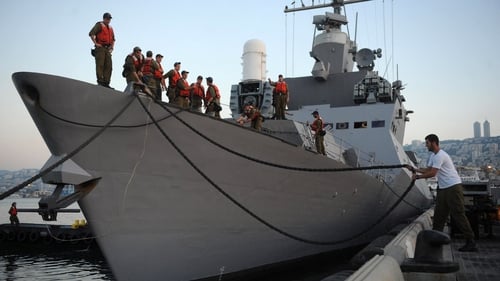 Ten Turkish activists died following the interception of the flotilla by Israeli commandos