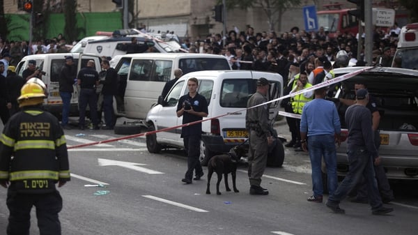 Palestinian man rammed his car into a group of pedestrians in Jerusalem on Wednesday