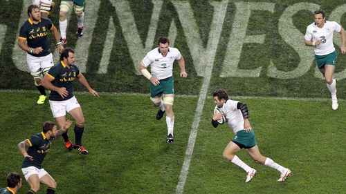 Jared Payne was replaced by Eoin Reddan in the closing stages of Ireland's victory at Aviva Stadium