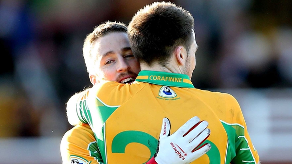 Michael Lundy scored a hat-trick for Corofin