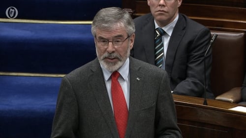 Gerry Adams said he believed Máiría Cahill was abused but rejected claims of a cover-up