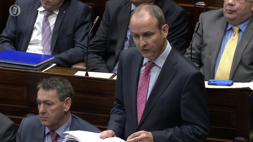 Micheál Martin called for the emergency measure to meet housing demands