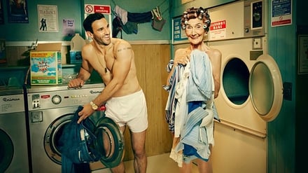 Davood Ghadami and June Brown
