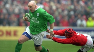 Keith Wood in action for Ireland in 2000