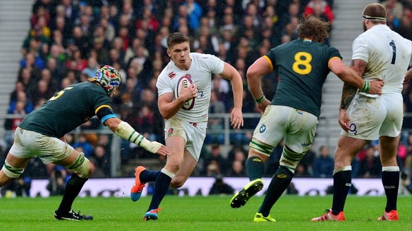 England fly-half Owen Farrell may be a doubt for the Six Nations opener after getting injured for his club Saracens