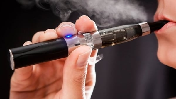 The word means inhaling and exhaling the vapour produced by electronic cigarettes
