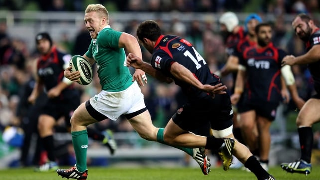 Stuart Olding could yet be the man to play No 12 for Ireland at RWC 2015