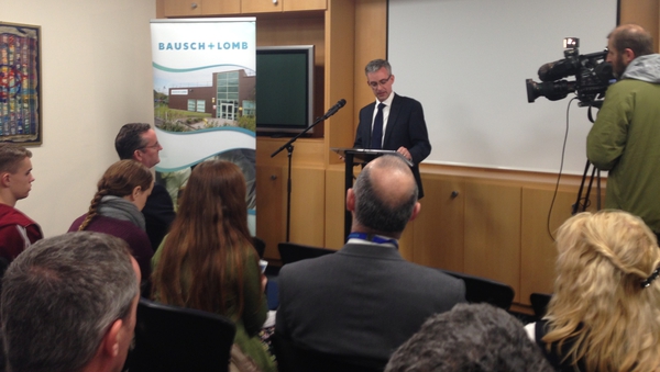 Bausch + Lomb says it will secure manufacturing in Waterford
