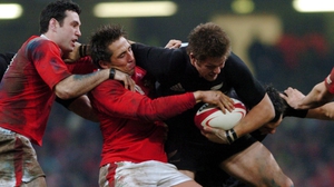 McCaw first captained the side against Wales in Cardiff on 20 November, 2004