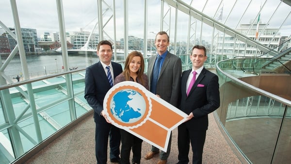 Bank of Ireland's Kevin Healy, Dawn Walsh, Kernel Capital; Giles O’Neill from Enterprise Ireland & Michael Brophy, CEO of Certification Europe