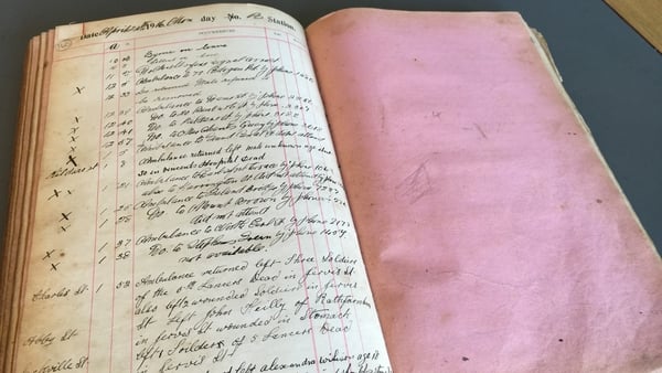 The logbook may have been rescued from a skip after it was discarded in the 1930s