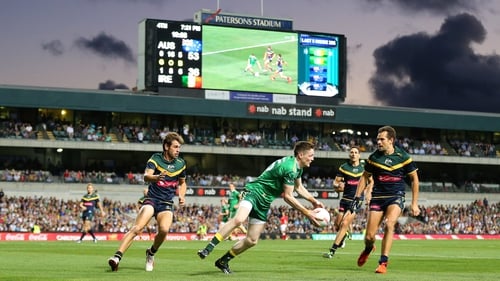 Ireland only managed seven points in the first two quarters