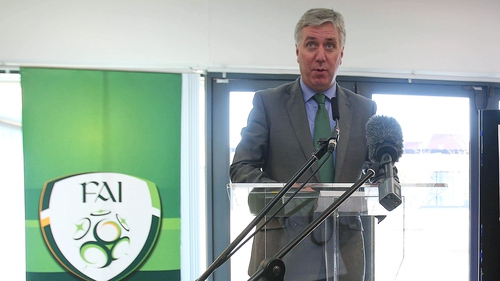 FAI statement said it is "pleased" with John Delaney's running of the Association
