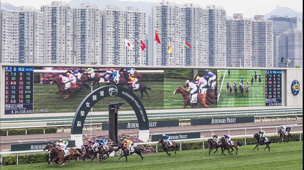 Spectacular Sha Tin Racecourse is nestled between soaring skyscrapers on land reclaimed from the sea