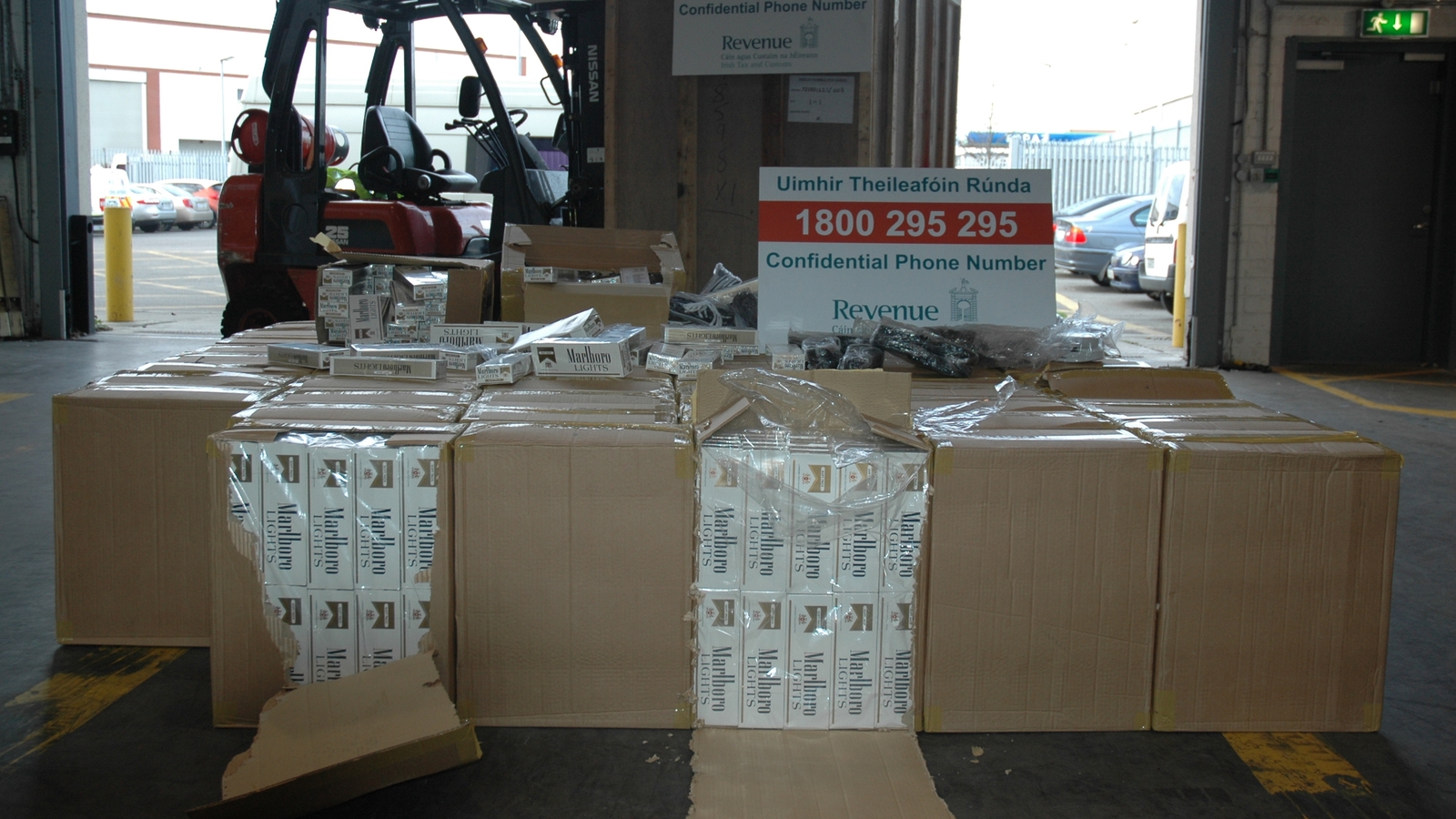 Revenue seizes 600,000 cigarettes at Dublin Port