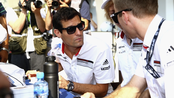 Mark Webber hit a barrier at Interlagos having lost control of his car