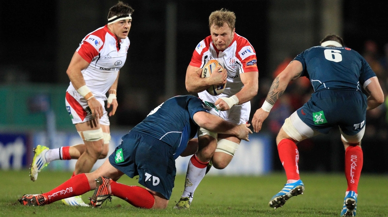Roger Wilson in PRO12 action against Scarlets