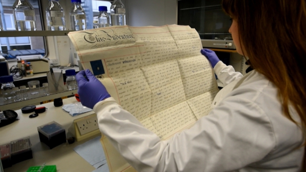 Parchments made from animal skins, used to record information in the past, are a reliable source of DNA