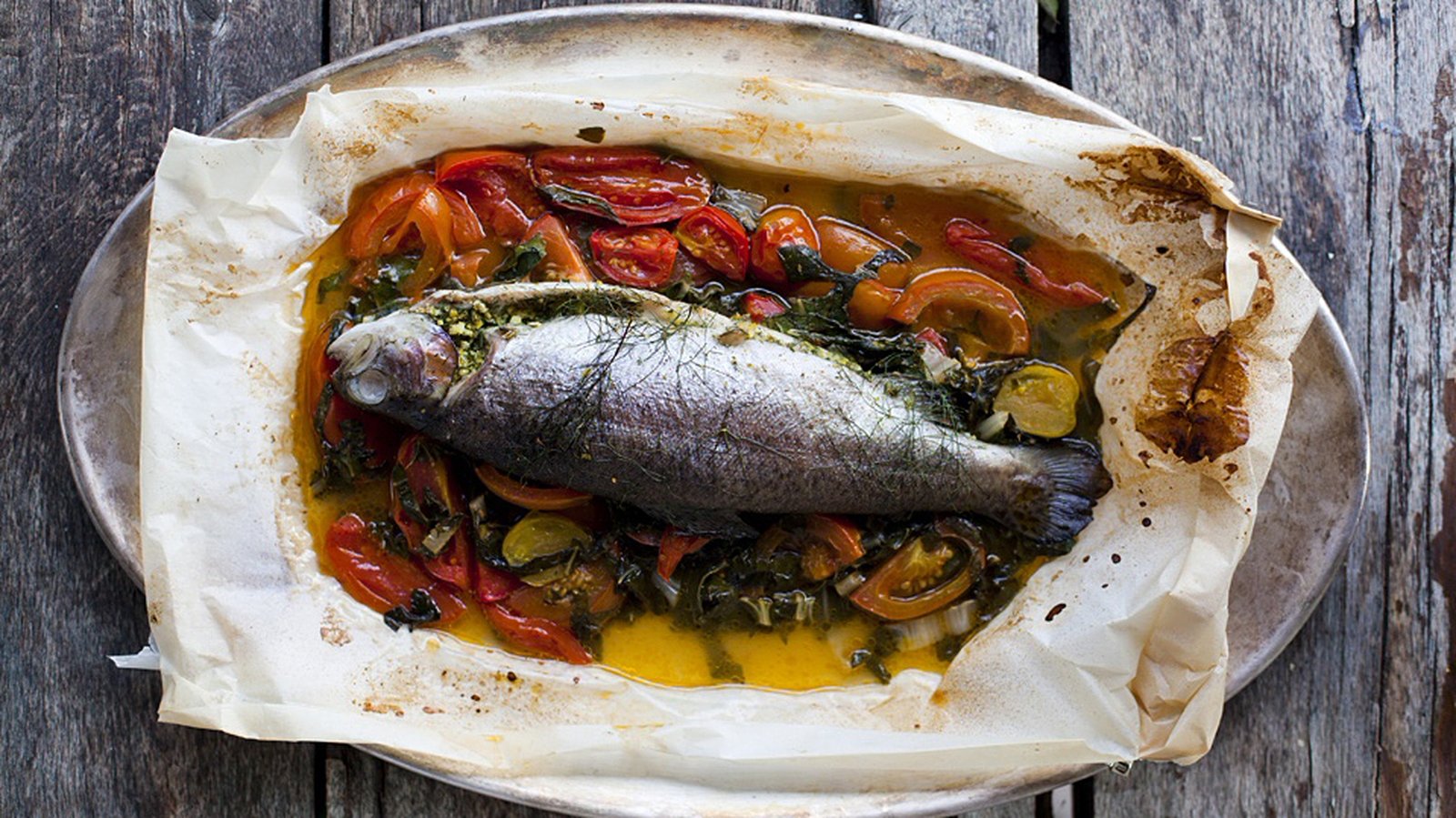 Trout En Papillote