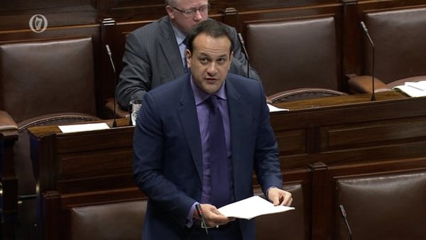 Minister Varadkar told the Dáil that the current constitutional situation was “too restrictive