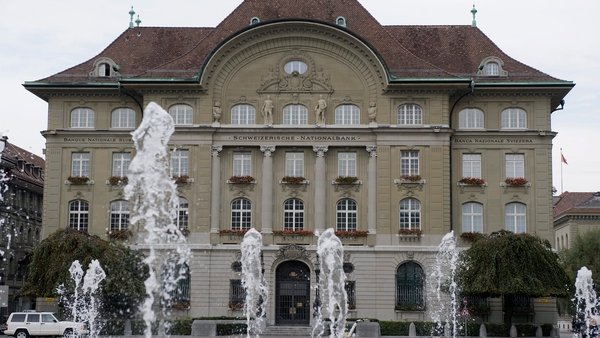 The Swiss National Bank is imposing a rate of -0.25% on certain bank deposits