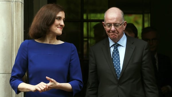 Theresa Villiers and Charlie Flanagan are chairing the talks