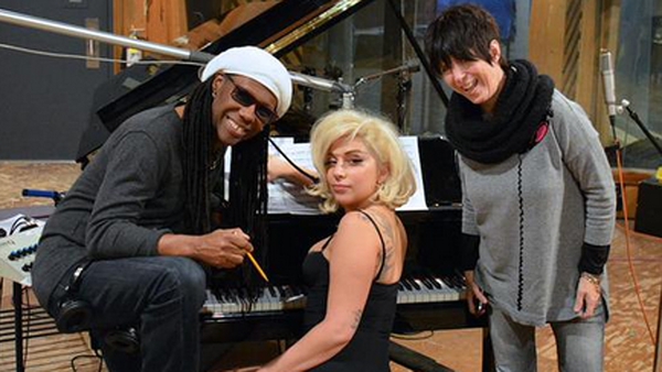 Nile Rodgers, Lady Gaga and Diane Warren