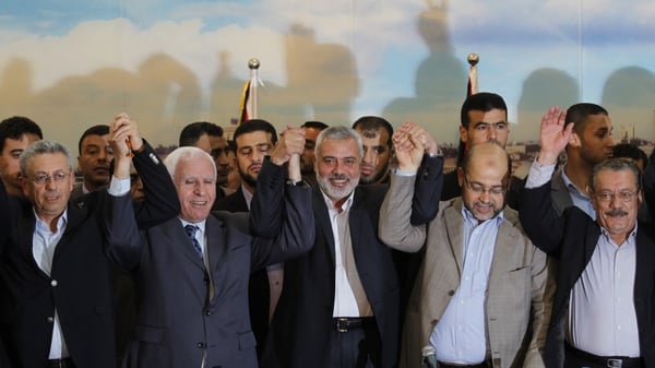 The unity government was formed after an agreement between Hamas and Fatah in April