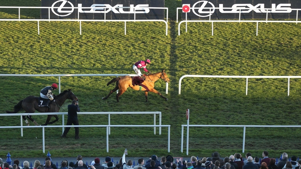 Road to Riches was commanding in victory in the Lexus Chase
