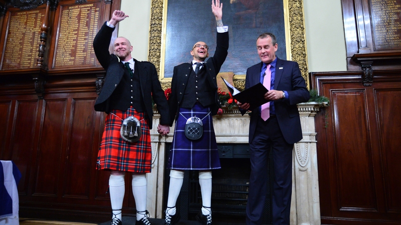 First Same Sex Weddings Held In Scotland