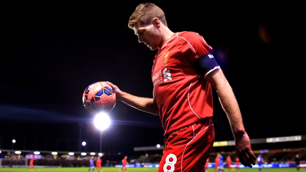 Steven Gerrard will run out at Anfield for the last time this weekend