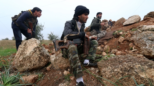 Fighters from the Al-Nusra front, Al-Qaeda's Syrian offshoot