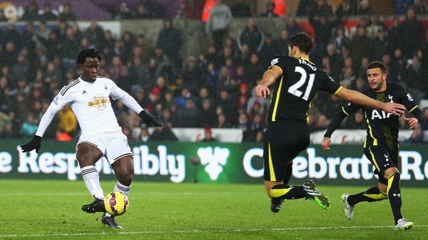 Manchester City will hope that Wilfried Bony can add to their goals tally as the club bids for back-to-back Premier League titles