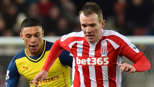 Glenn Whelan could miss Stoke's clash with Liverpool