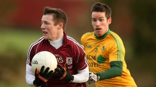 Danny Cummins and Galway had to withstand a late rally from Leitrim
