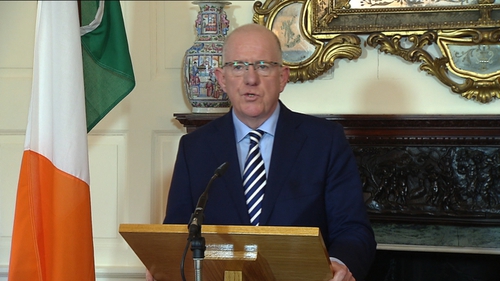 Charlie Flanagan said legislation is being prepared that will demonstrate a zero tolerance for acts of terrorism