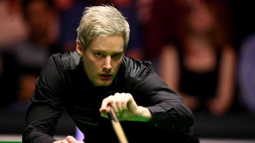 Neil Robertson is into the last eight at Ally Pally