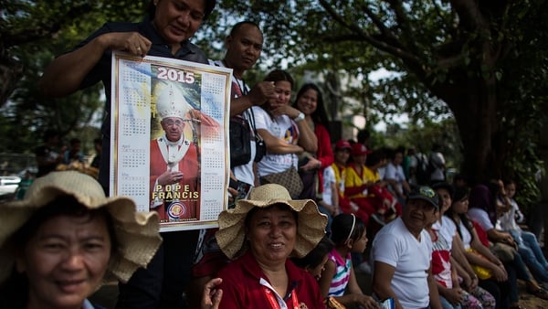 Francis called for a more just and caring society in the Philippines