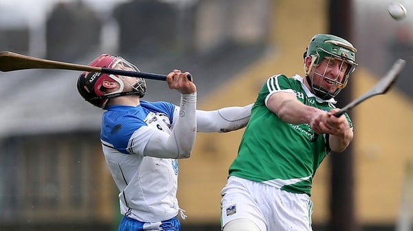 Niall Moran of Limerick with Shane O'Sullivan of Waterford