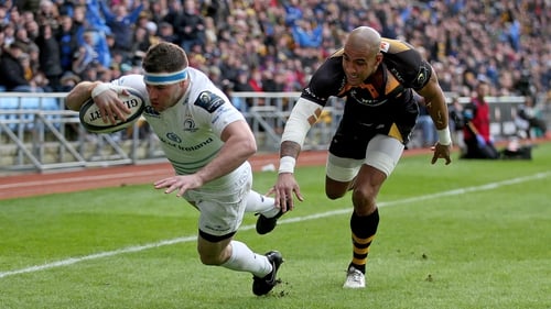 Fergus McFadden scored a try in Leinster's draw with Wasps