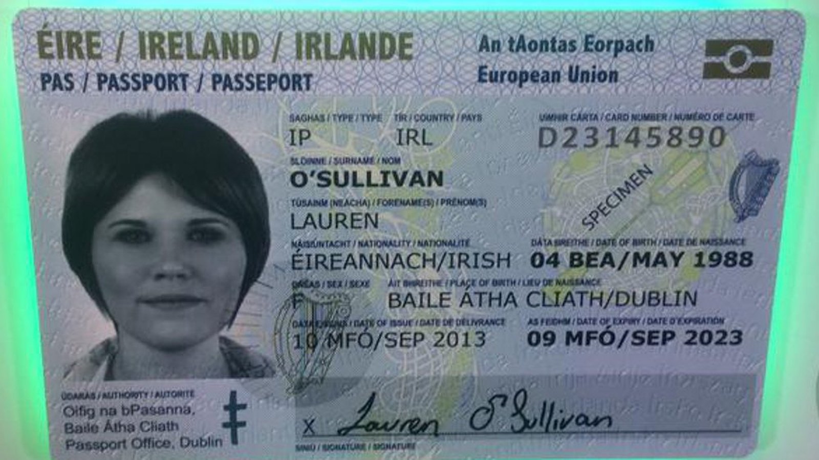id card for european travel